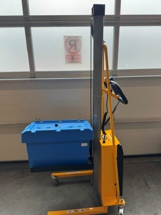 Elektrische stapelaar dolly’s 40×60 Intralift, E150, geel, bouwjaar 20